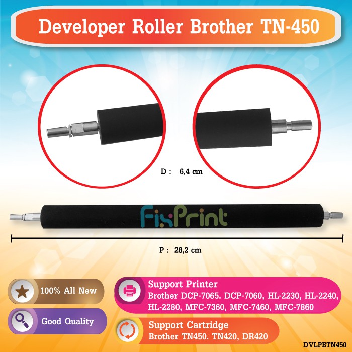 Developer Roller Brother TN450 DR420 7065 DCP7065 7060 HL-2240