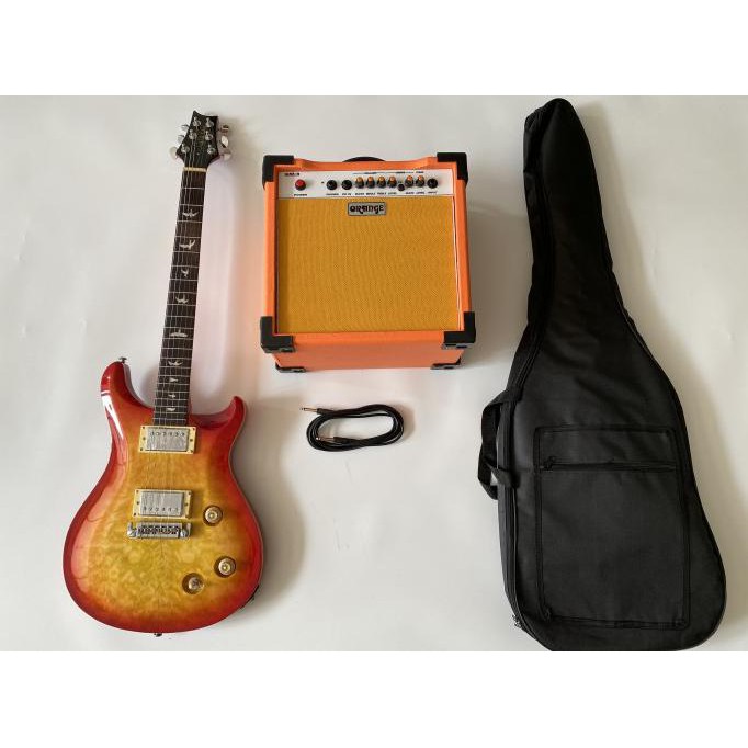 Paketan Gitar Prs Chery + Ampli Orange 8 Inch + Kabel Jack & Tas Gitar