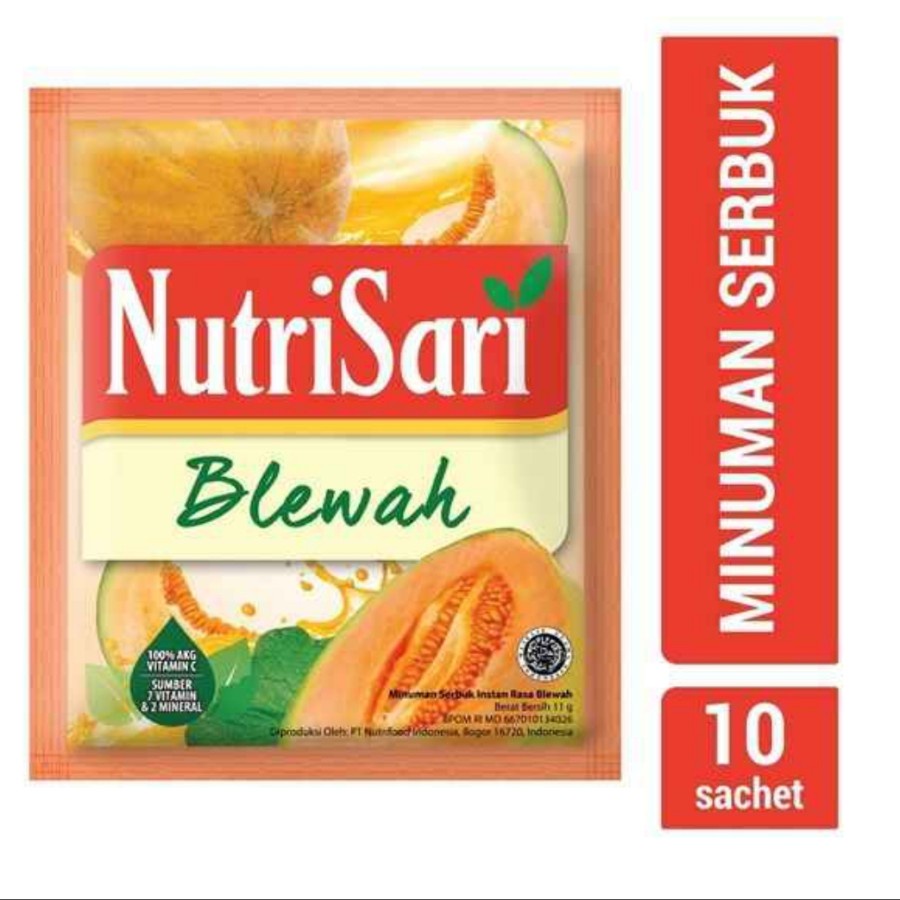 

Nutrisari blewah renceng 10 sachet