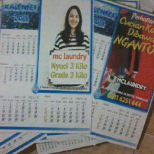 KALENDER CUSTOM / TERIMA CETAK KALENDER / KALENDER 2017