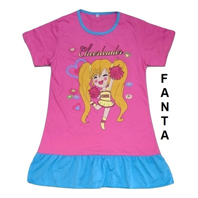 Dress Anak Perempuan Umur 7thn - 9thn CHEERLEADERS