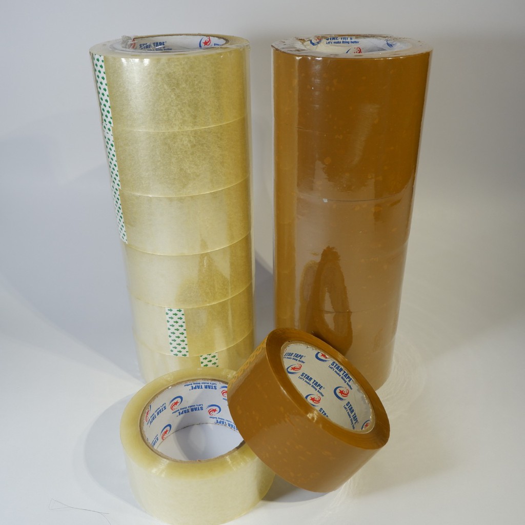 

LAKBAN ISOLASI STAR BENING / COKLAT 2'' x 100 YARD (JAMIN REKAT & TEBAL) | ALHAZEN_BS