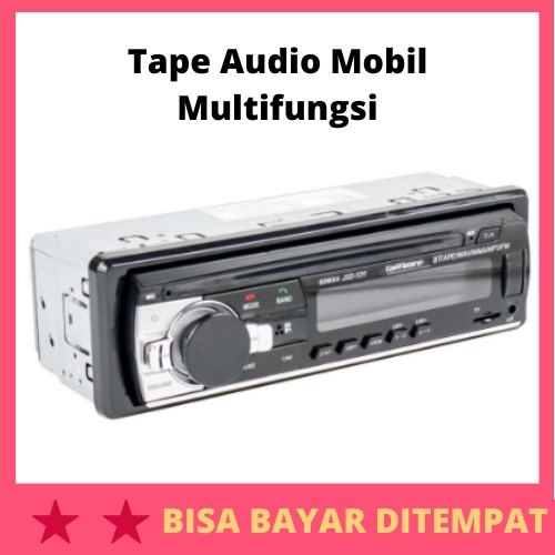 Tape Audio Mobil Multifungsi Bluetooth MP3 FM Radio / Tape Tip Audio Penyetel Menyalakan Mendengarka