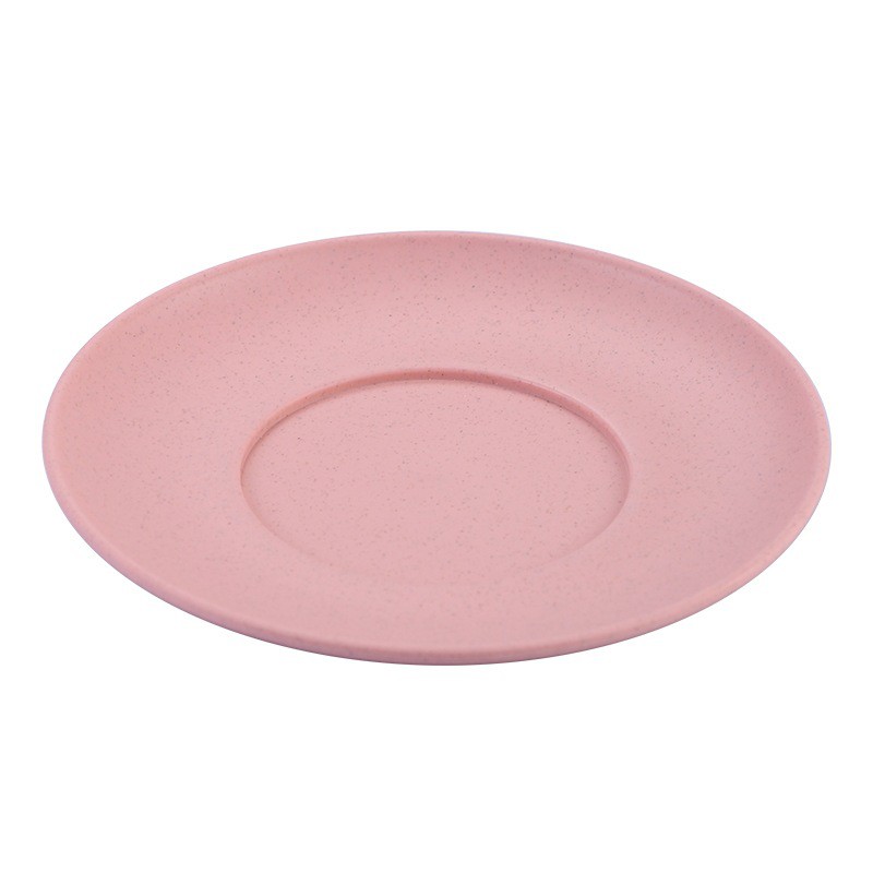 Piring Wheat Straw Plate 1 Set Isi 4 Pcs Warna Warni  Simple Dinner High Quality Wheat Plate