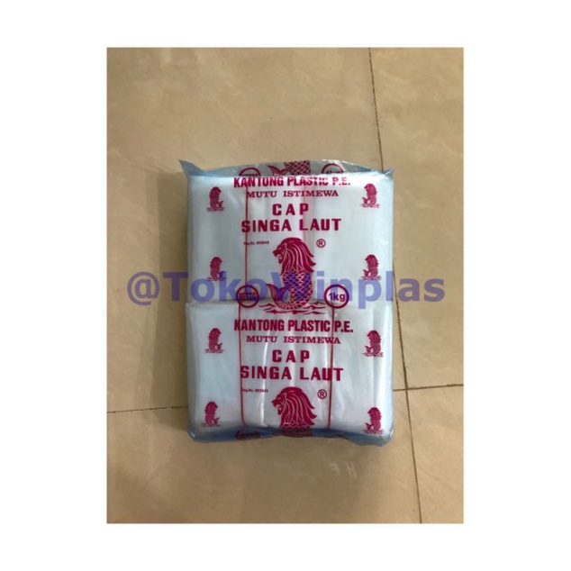 PLASTIK PE 10X17 CAP SINGA LAUT