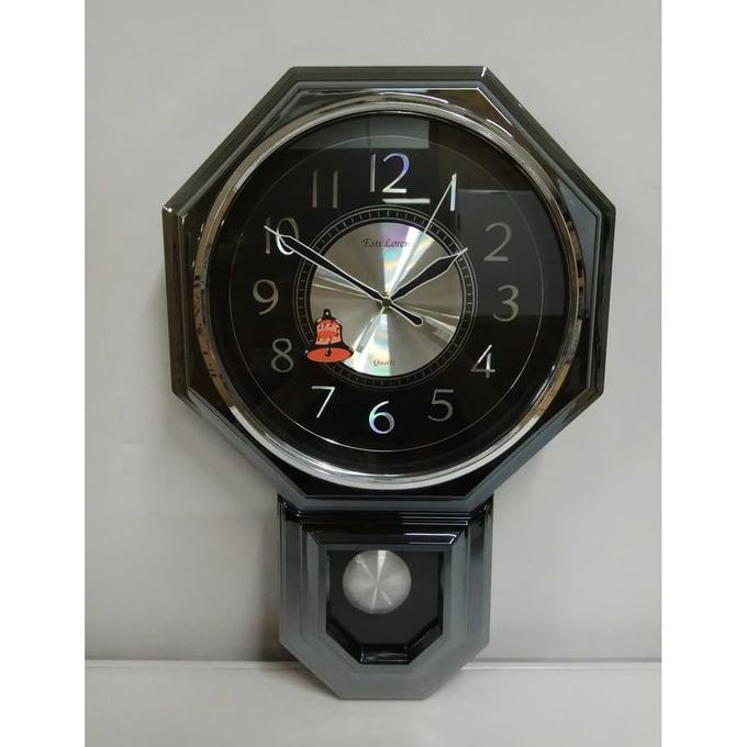 Jam Dinding Bandul Esti Loren Melody Bunyi Musik & Lonceng Setiap Jam tersedia stok