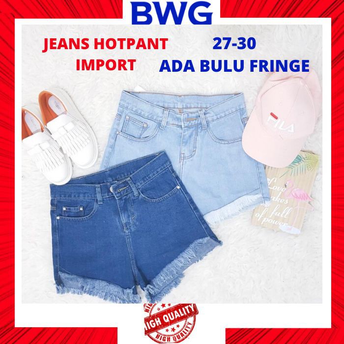 Celana pendek jeans hotpant wanita celana pendek cewek celana jins ori