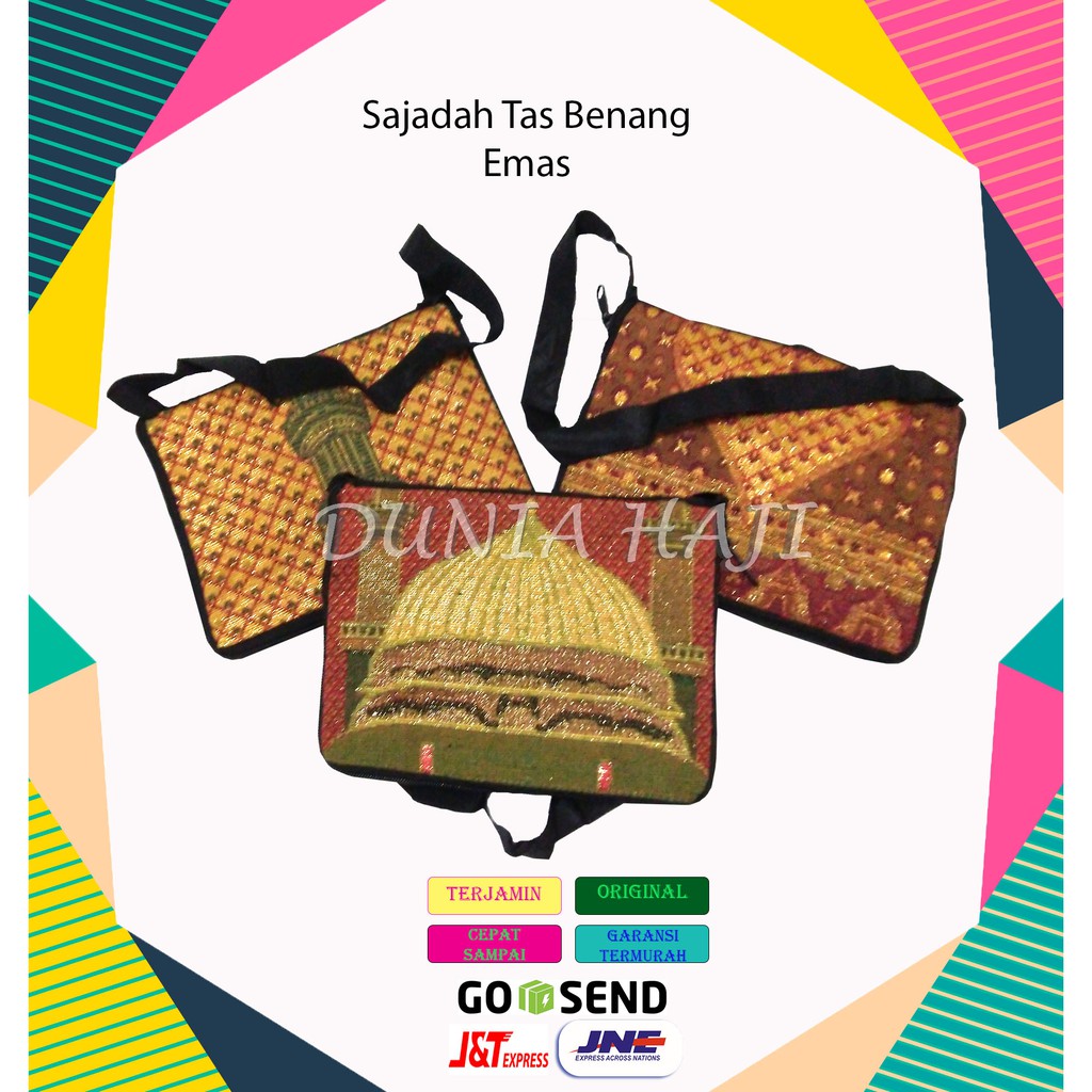 Sajadah Travel TAS Polycotton ASLI Turki /Sajadah Tas KOHINOOR Polikatun Ukuran BESAR 70 * 100 CM