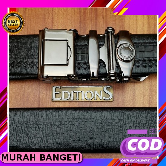 Ikat Pinggang Pria Canvas Sabuk Pria Distro Keren Kepala Besi Kek VV821 Sabuk- Gesper- Ikat Pingga