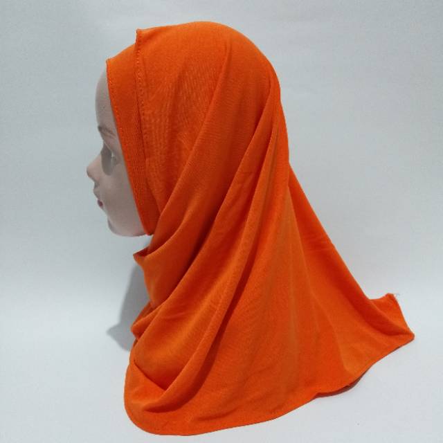 JILBAB ANAK PASHMINA INSTAN Orange