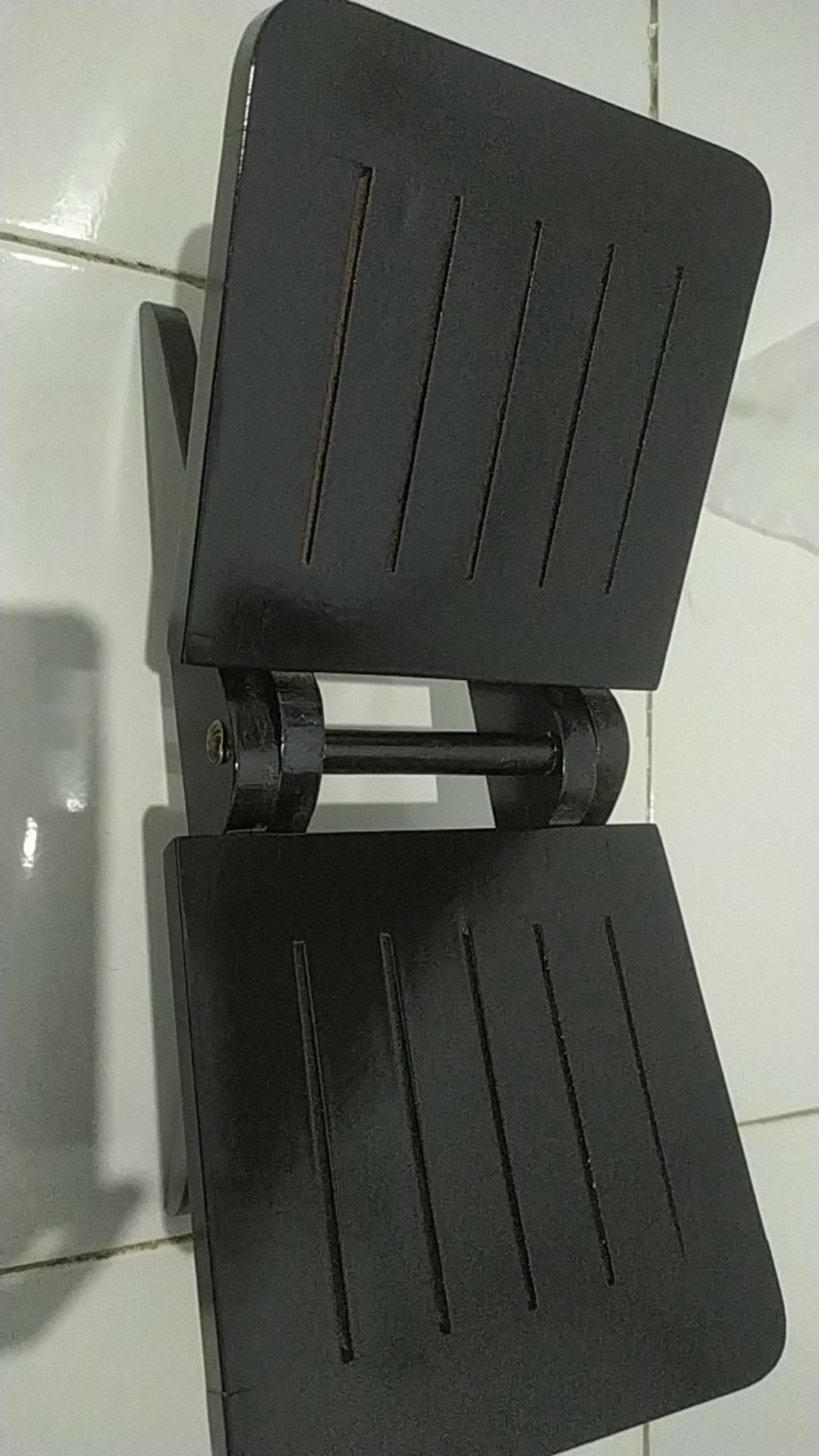 Rekal Al Quran Kayu Garis Finishing Melamin Rk07 - 31x15x3 Cm Ukuran S - Coklat