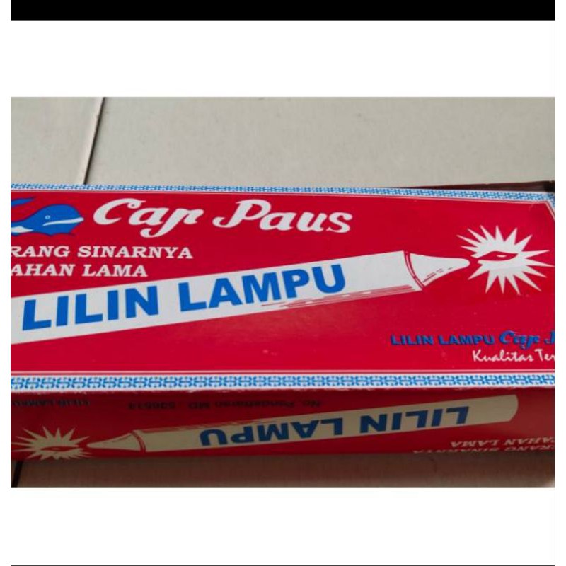 LILIN PUTIH PAUS,SEDUS 20 KOTAK,SAMEDAY/INSTANT