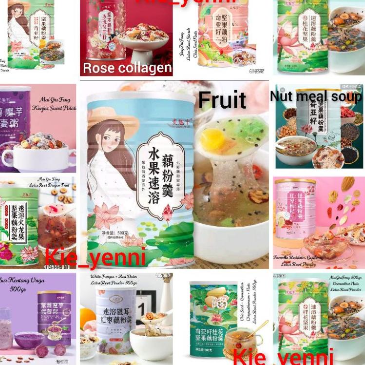 

[KODE BCYDR] Lotus Root Powder/OUFEN/ bubur akar teratai / makanan diet sehat/ sarapan diet oufen/ chia seed /qiya seed/bubuk teratai