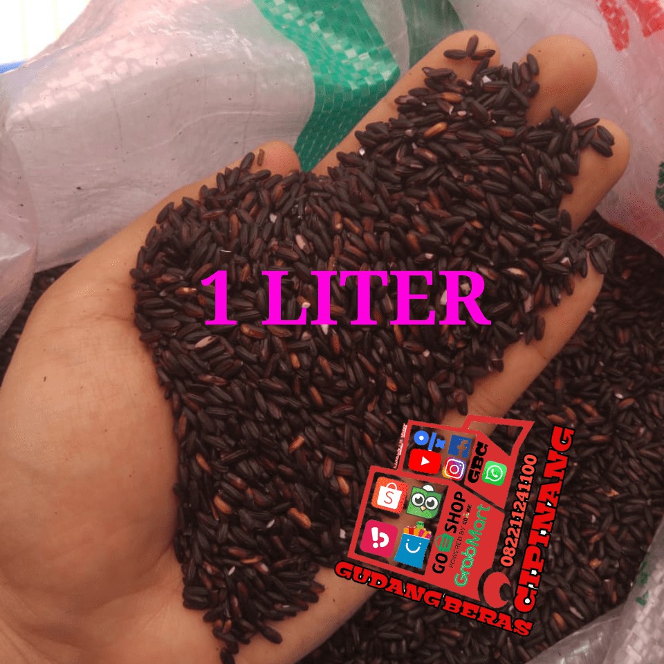 

BERAS KETAN HITAM ITEM SUPER PECAH KULIT 1 LITER