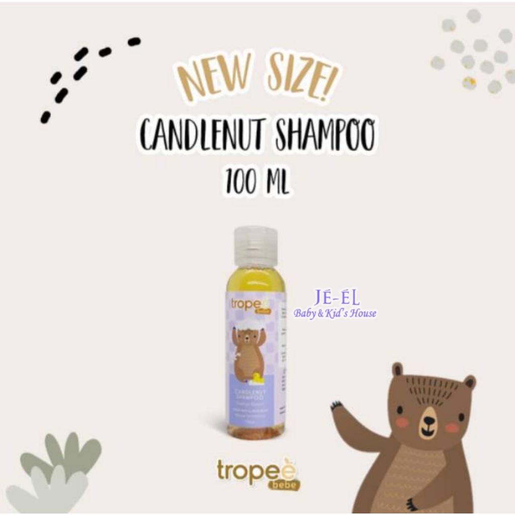 Tropee Bebe Candlenut Shampoo 100ml / Shampo Kemiri 100ml
