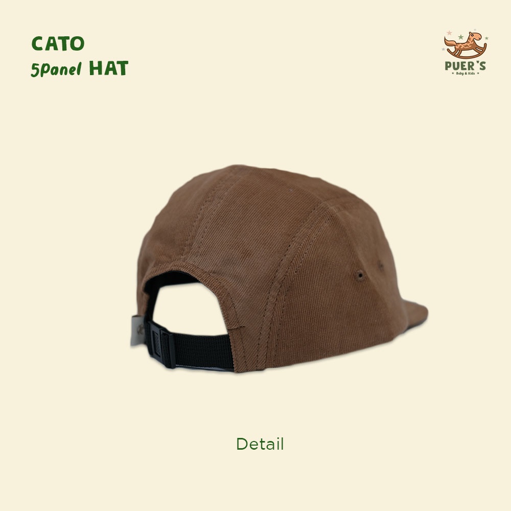 TOPI ANAK  (FIVE PANEL ANAK / 5PANEL ANAK) KIDS HAT PUER'S CATO HAT-3