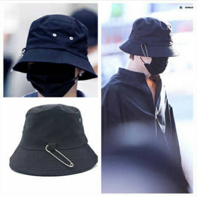 BTS V/Jimin Bucket Hat Pin
