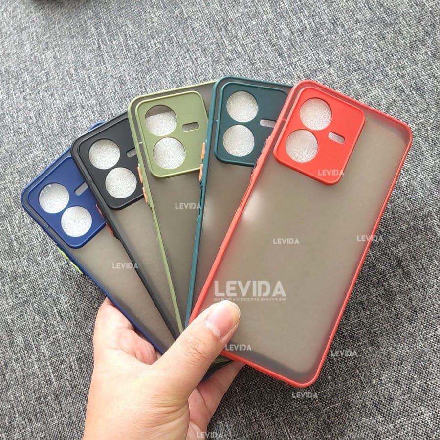 PAKET 4IN1 Case Vivo Y22 Y35 Y16 Y75 V25 V25e Softcase Aero Dove Protect Camera Premium Casing