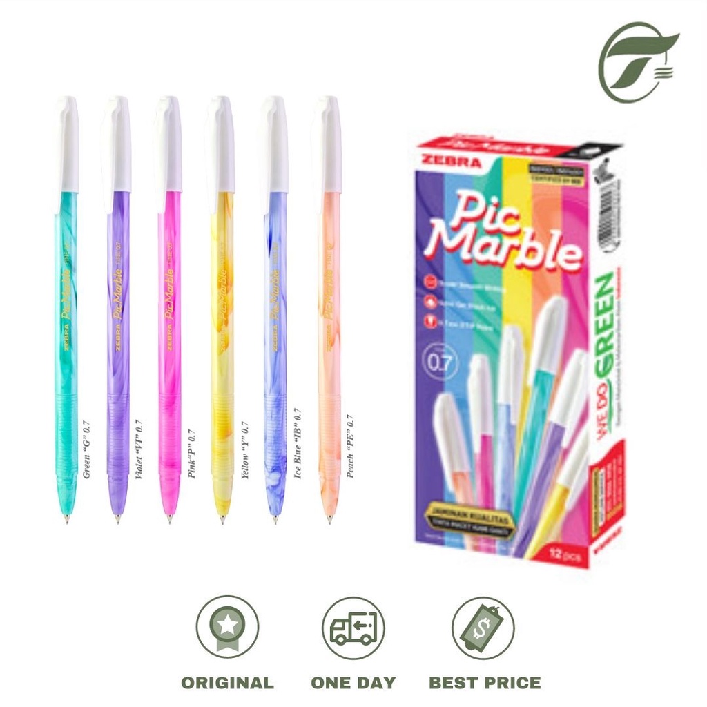 

BALLPEN PIC MARBLE 0.7MM SEMI GEL ECER ZEBRA