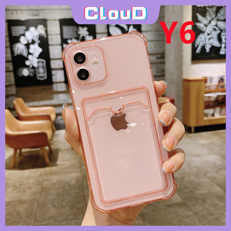 Soft Case Dompet Slot Kartu Tahan Banting Anti Jatuh Untuk iPhone 7plus XR 11 12 13 Pro 6 6s 7 8 Plus X XS Max