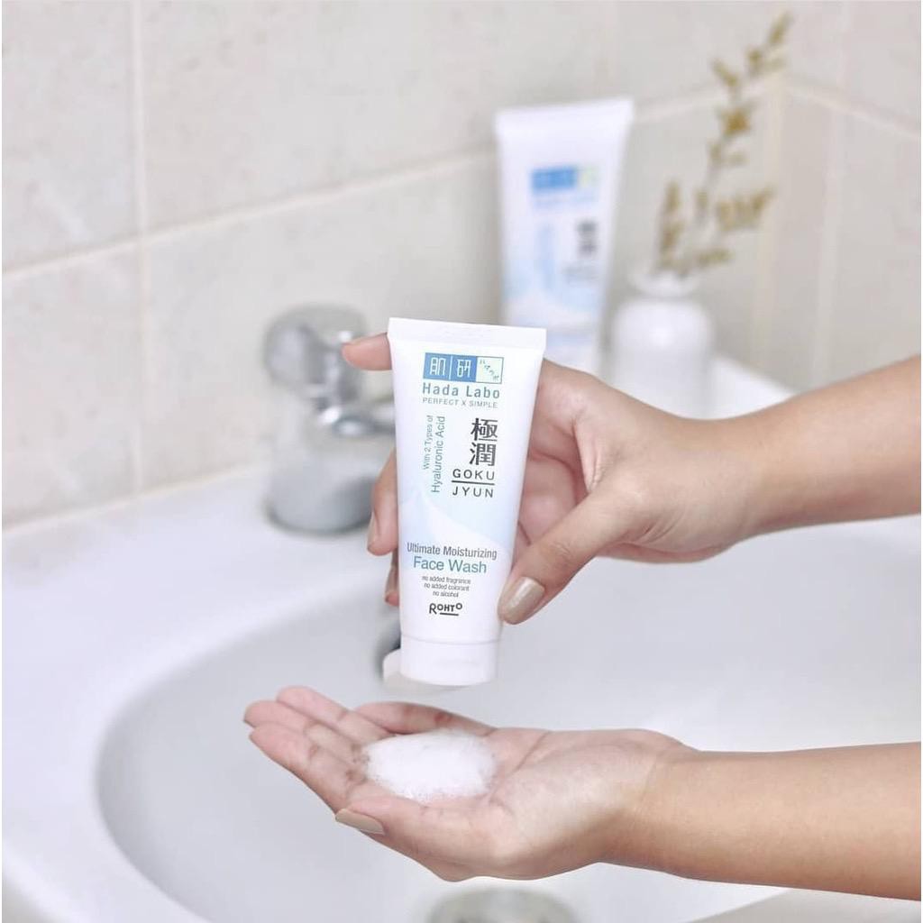 HADA LABO GOKUJYUN SABUN WAJAH ULTIMATE MOISTURIZING FACE WASH 50 GR