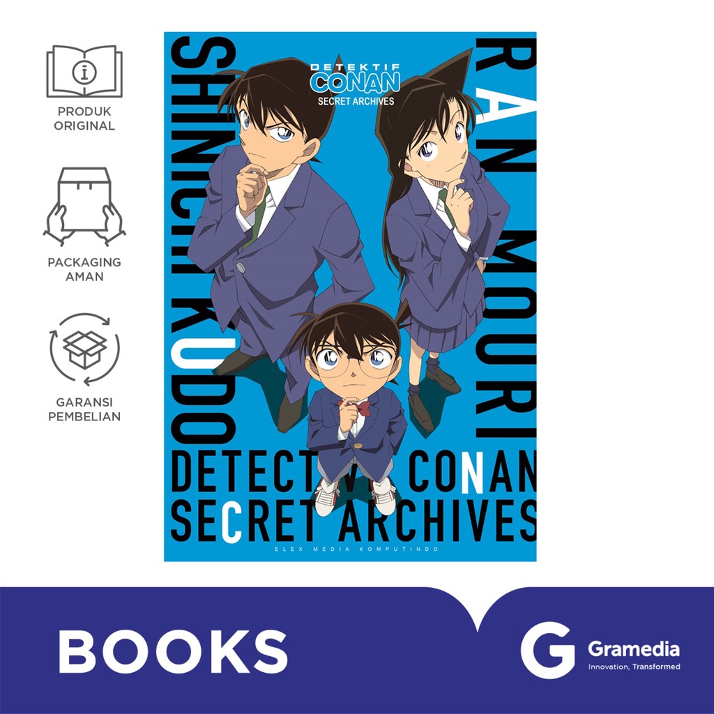 Detektif Conan Secret Archives 01 Shinichi Kudo & Ran Mouri (Aoyama Gosho)