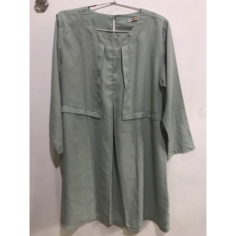 TUNIK MURAH PRELOVED | TUNIK HIJAU MINT | TUNIK MURAH