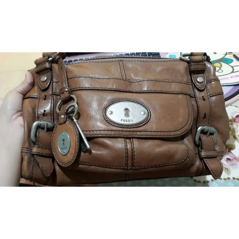 Fossil maddox authentic preloved lengkap keyfob