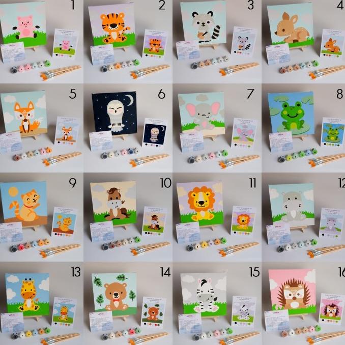 

Paint by Numbers Kit: Animal Series 9-16 | Paint Inc. ID| Painting Kit