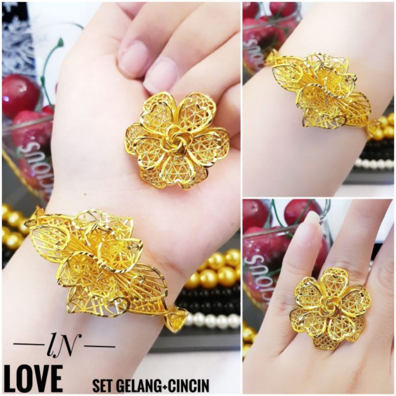 Xuping Gelang dan Cincin 0819n