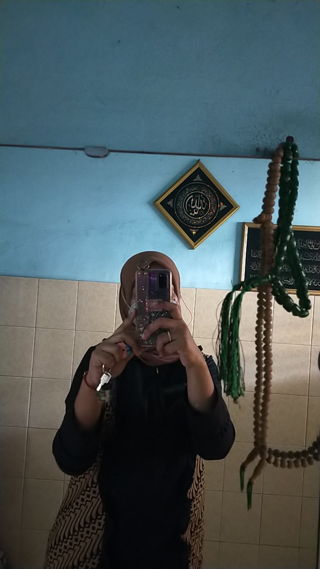 Atasan Batik Wanita Illona Black Busui 9173