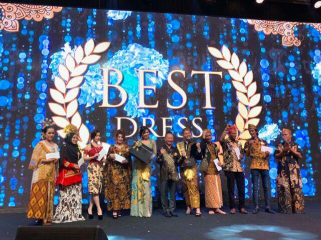 Maxi Cape Batik Sogan