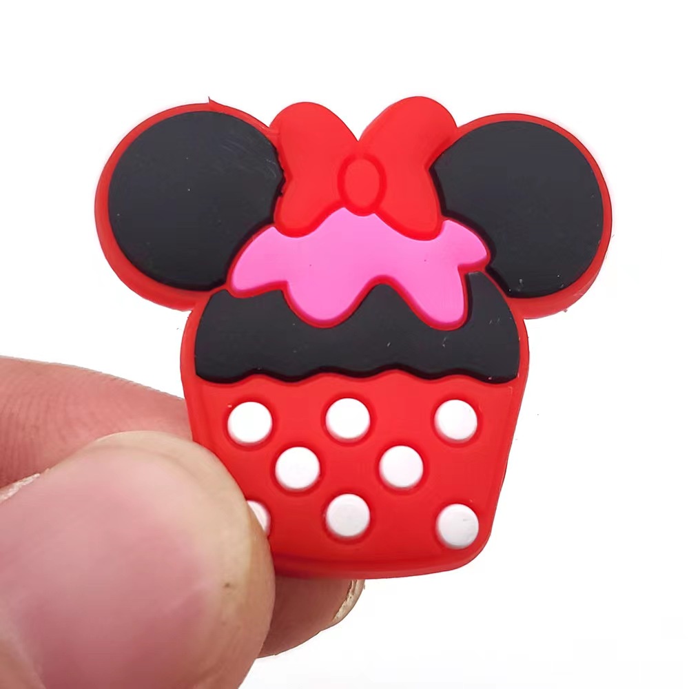 Charms Pin Bentuk Mickey Mouse Untuk Sepatu Task