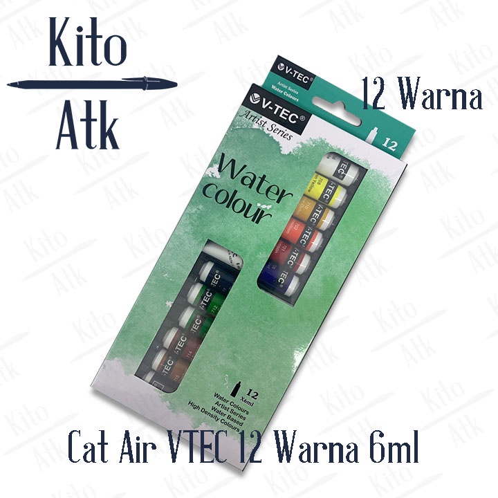 

Cat Air VTec 12 Warna 6 ml / Watercolor V-Tec VT-1352/W
