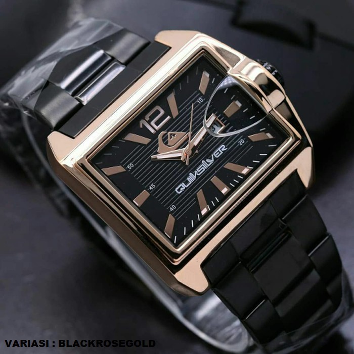 JAM TANGAN PRIA PREMIUM QS SQUARE RANTAI ( 4 WARNNA) // QS015