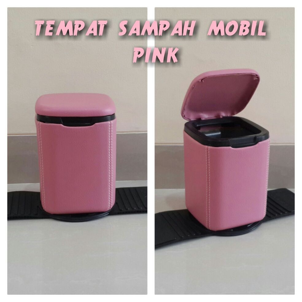 Tempat Sampah Mobil Pink