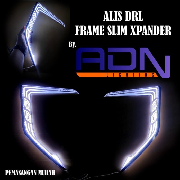 Lampu DRL ALIS SLIM FRAME XPANDER LAZY EYES CUSTOM LED SEPASANG By ADN