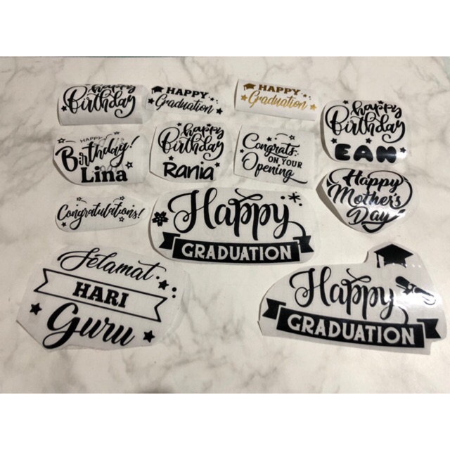 

CUTTING STICKER BALLOON STICKER CUSTOM STICKER STIKER NAMA STIKER BALON LABEL STIKER KITCHEN KACA