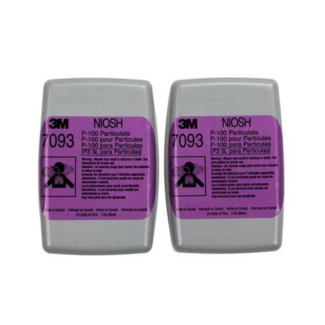 Filter Masker 7093 3M Respirator original asli NIOSH