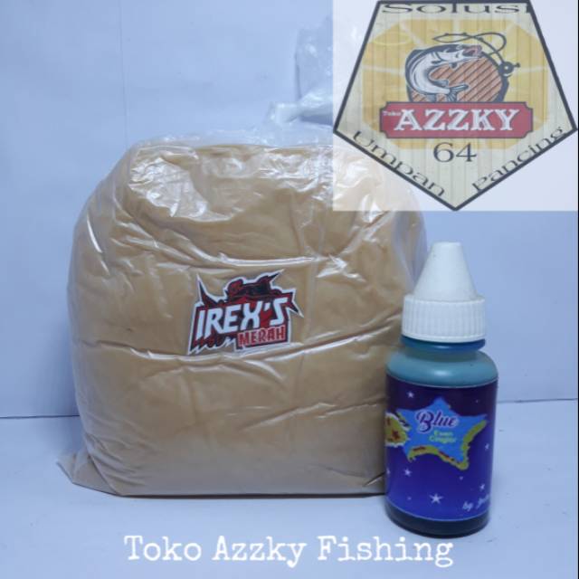 Campuran umpan pancing Lemak kuda irex s merah dan essen Blue Star