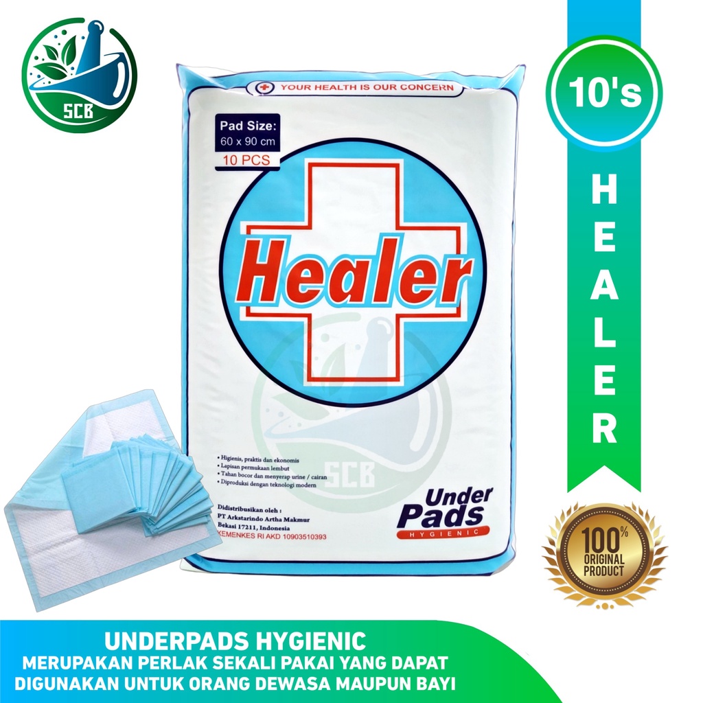 Healer UnderPads Isi 10 Pcs