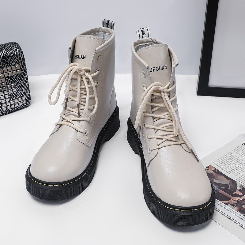 {FREE BOX} Sepatu Boots Unisex Wanita/Pria Casual Vintage - 666