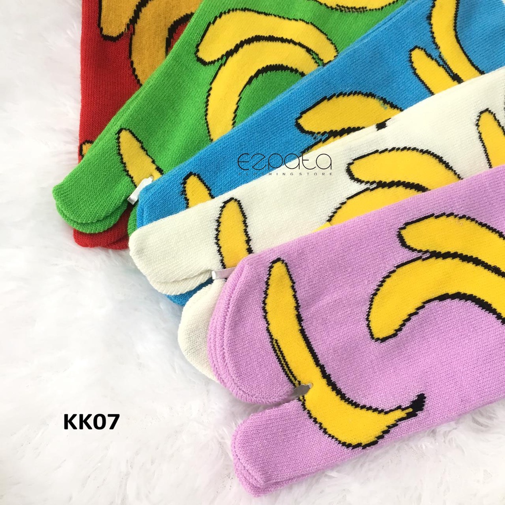 Kaos Kaki Jempol Pendek Atas mata kaki Hidden Socks Banana Termurah Random