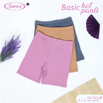 GEND87 SOREX CELANA BASIC WANITA HOT PANTS CELANA UNTUK DALAMAN CD1262