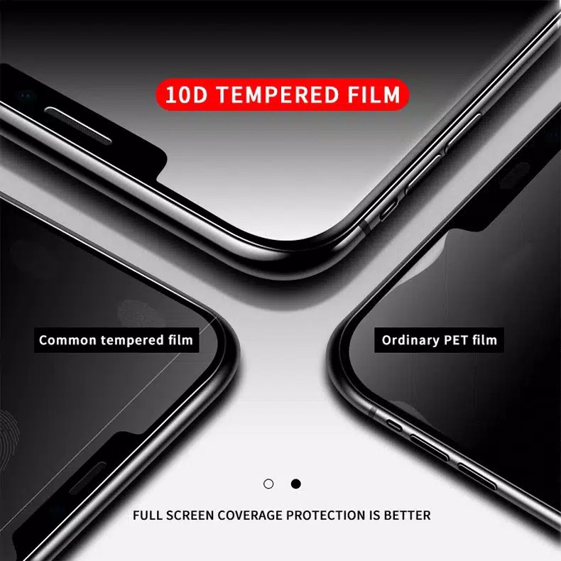 Pelindung Layar Tempered Glass 10d Untuk iPhone 13 Pro Max 12 Pro Max 11 Pro 6 7 8 X XR XS Max 11