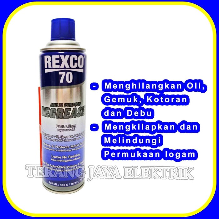 READY MURAH Rexco 70 Degreaser / Rexco 70 500 ml