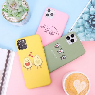 SOFTCASE- PASTEL CARTOON FOR IPHONE XIAOMI