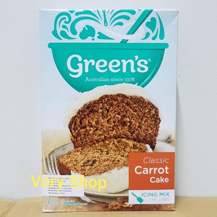 

Tepung Green'S Classic Carrot Cake 470Gr