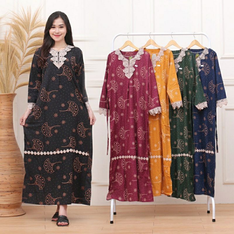 Gamis arab renda Gamis Kipas bintang