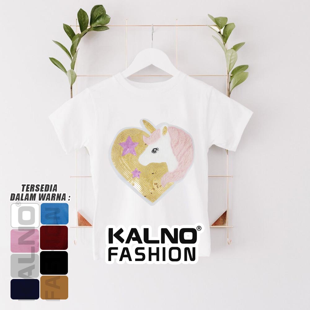 Baju anak karakter unicron bolak balik/ manik manik unicorn kuda  little poni dengan manik manik umur 1 - 7 tahun RANDOM